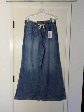 Judy Blue Wide Leg Denim Jeans - Size 9/29 Blue Wash